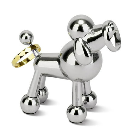 - Umbra Muse Ring Holder Cute Chrome-Plated Hand Jewelry Display Stand Dish Tree