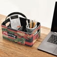 thumbnail image 4 of BZSMCE Shelf Baskets Christmas Painting Of Classical Plaid Painting Pattern Storage Cube Bins 10.1*6.3*4.7in Set of 2, 4 of 5