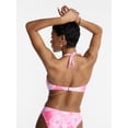 thumbnail image 4 of Hot Girl Summer by Megan Thee Stallion Women's Tie Dye Halter Bikini Top, Sizes XS-3X, 4 of 6
