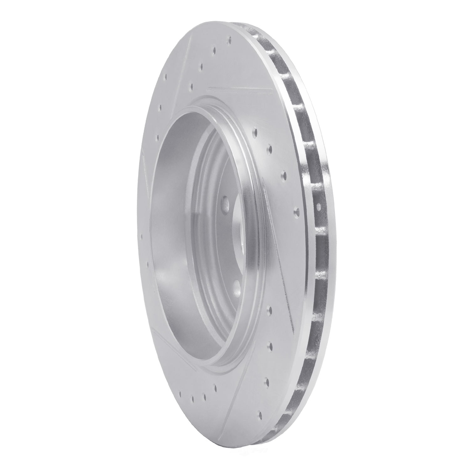 Dynamic Friction Company 631-31053R DFC Brake Rotor - Drilled And Slotted - Silver