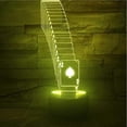 thumbnail image 4 of SCSYV 3D Night Light LED Illusion Desk Table Lamp Poker Pretty Gift for Infant Touch Sensor Awesome Decoration Gift for Brother and Sister Led 7 Color, 4 of 5