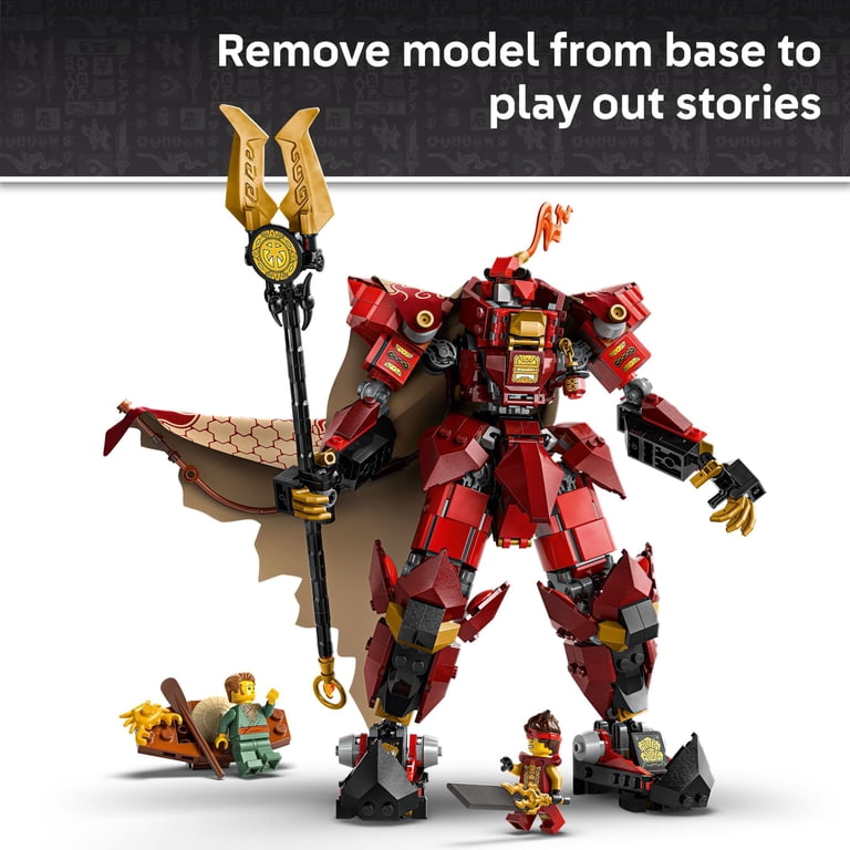 LEGO NINJAGO Fire Knight Mech Set 71846 with Kai Minifigure