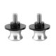 thumbnail image 1 of Soporte trasero CNC para motocicleta, carrete de brazo oscilante, soporte deslizante, bobinas de brazo oscilante (plateado), 6mm, 2 uds., 1 of 8