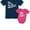 Kids Shirt Navy/Baby Wow Pink, variant on Sibling Shirts Set for Brothers and Sisters Boys & Girls Gift Set Kids Shirt Navy/Baby Wow Pink Kids Shirt 18M / Baby 6M