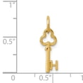thumbnail image 2 of 14k Yellow Gold Dainty Letter H Initial Name Monogram Necklace Charm Pendant, 2 of 6