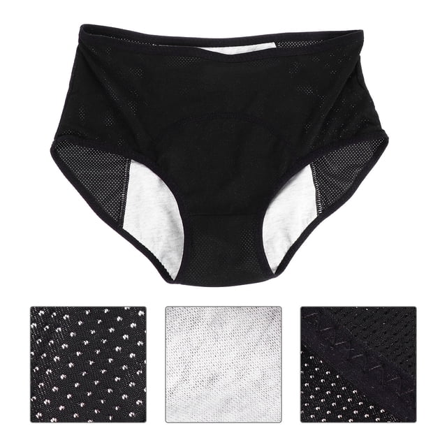 UPGRATOR Pantalons d'Incontinence Menstruelle Lot de 1 Tissu en Nylon Réutilisable Confortable pour Femmes Toutes Tailles