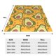 thumbnail image 3 of Fotbe Avocado Dog Manta de Franela Acolchonada con Estampado, Súper Suave y Esponjosa, Extra Grande para Sofá, Cama, Uso Todo el Año-40"x30", 3 of 7