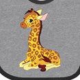 thumbnail image 4 of Inktastic Giraffe Boys or Girls Baby Bib, 4 of 4