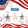 thumbnail image 2 of 50Pcs American Flag Charms Patriotic Charms Independence Day USA Stars and Stripes Charm 4th of July Enamel Star Charms, 2 of 9