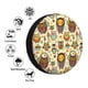 thumbnail image 4 of Fotbe Cute Owls Funda de Llanta de Repuesto con Estampado, Engrosada, Ajuste Universal para Jeep, Remolque, RV, SUV, Camión-16 inch, 4 of 6