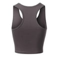 thumbnail image 4 of MixMatchy Women's Cotton Basic Sleeveless Racerback Sports Crop Tank Top, 4 of 4