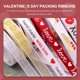 thumbnail image 5 of KAKOWELY rollos de cintas para envolver regalos, cintas para pasteles y regalos de San Valentín, cintas para manualidades, 5 of 5