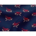 thumbnail image 4 of oneOone Viscose Jersey Fabric Branch & Bird Block Printed Fabric 1 Yard 60 Inch Wide, 4 of 4