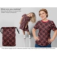 thumbnail image 6 of oneOone Cotton Cambric Red Fabric Christmas Sewing Fabric By The Yard Printed Diy Clothing Sewing Supplies 42 Inch Wide, 6 of 6