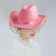 thumbnail image 3 of Sombrero de disfraz BLESIY Sombrero de vaquero Rosado, 3 of 7