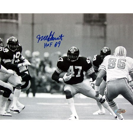 Mel Blount Autographed Steelers Vs. Oilers 8x10 Photograph