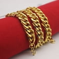thumbnail image 2 of 1Pack Golden Necklace For Men Necklace Decorative Fashion Accessory Mens Chain Necklaces 60Cm, 2 of 8