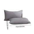 thumbnail image 3 of Pillowcase A Chilling Body Pillowcase For Hot Sleepers And Night Sweats Suitable For All Seasons Breathable And Velvet Soft Full-length Pillowcase 2pc, 3 of 6