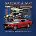 thumbnail image 3 of Wild Bobby Ford Mustang Untamed Spirit Mens Cars and Trucks Women Racerback Tank Top, 3 of 6