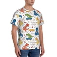 thumbnail image 5 of Rocae Dinosaur for Men's Moisture-Wicking Crew Tee - T-Shirt for Sports, Outdoor Activities, and Casual WearXX-Large, 5 of 9