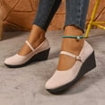 thumbnail image 2 of Women's Flats with Flexible Sole for Natural Foot Movement Women's Casual On Shoes Fashion Suede Wedge Heel Comfortable Everyday Walking Shoes For Women Stylish Loafers, 2 of 9