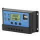 thumbnail image 3 of Controlador de descarga de carga Solar de 12V y 24V, pantalla LCD PWM, regulador de salida USB Dual para coche Industrial doméstico, 10A Jadeshay A, 3 of 8