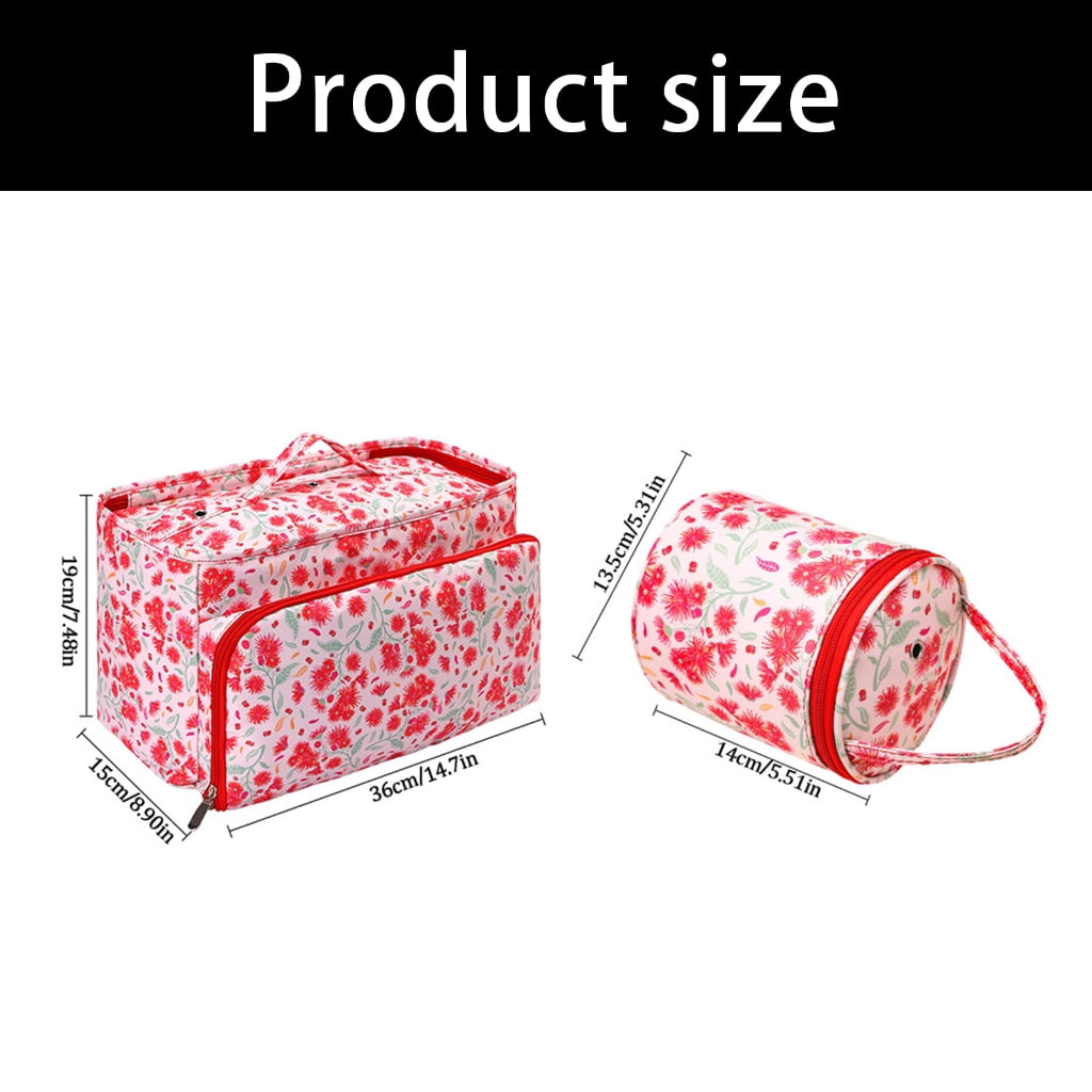 Crochet Hook and Knitting Needle Storage Organizer Multi Compartment Container