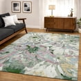 thumbnail image 6 of Addison Rugs Mayfield Premium Machine Washable Transitional Floral Sage Rectangle Rug, 3' x 5', 6 of 6
