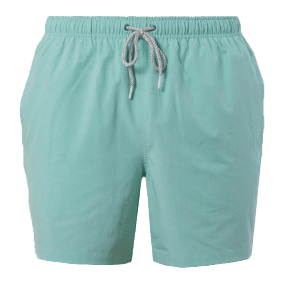 RAINFOREST Not Your Average Solid Swim Trunk (Aruba Blue, Small)