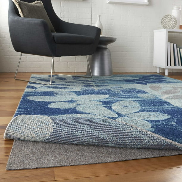 RugSecure Basic Non Slip Reversible Grey Rug Pad for Area Rugs