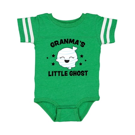 

Inktastic Cute Granma s Little Ghost with Stars Gift Baby Girl Bodysuit