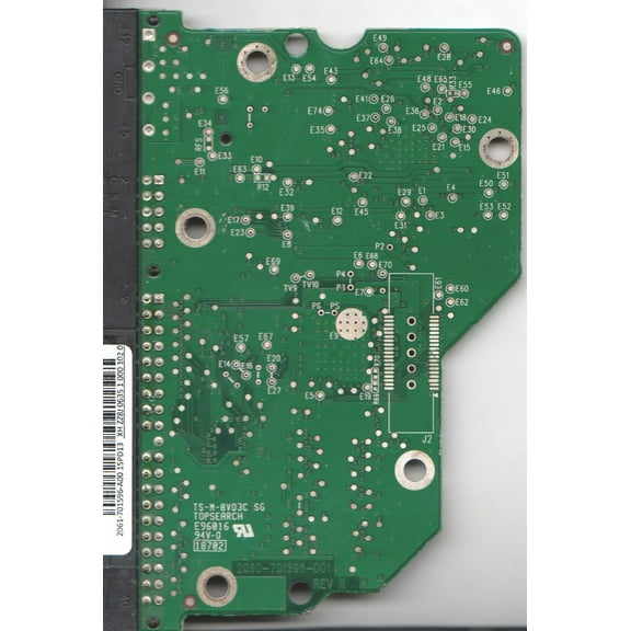 WD2500AVJB-63J5A0, 2061-701596-A00 15PD13, WD IDE 3.5 PCB
