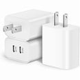 thumbnail image 1 of 3-Pack USB C Charger Block,Dual Port Fast USB-C Power Adapter Wall Charger Plug Type C Charging Block for iPhone 16/16 Plus/16 Pro/16 Pro Max/16e/15/14/13/12/11/Pro Max/Plus/Xs Max/X,iPad Pro/Mini/Air, 1 of 1