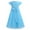 Blue, variant on inhzoy Kids Flower Girls Dress Cap Sleeve Bridesmaid Princess Costumes Birthday Wedding Party Gowns A Lavender 14