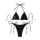 thumbnail image 2 of Traje de baño para mujer Traje de baño de bikini a rayas para mujer Traje de baño de playa de cintura alta Trajes de baño para mujer, 2 of 9