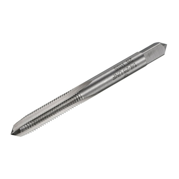 Uxcell 1/4"-28 UNF 2B 3 Straight Flutes Machine Thread Tap M42 High Speed Steel