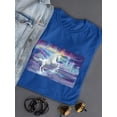 thumbnail image 3 of Starborn Unicorn T-Shirt Women -Anthony Chirstou Designs, Female Medium, 3 of 4