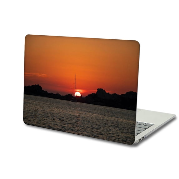 KSK KAISHEK Hard Case Only for Newest MacBook Air 13 inch 2018 - 2022 A2337 m1 A2179 A1932, Red series 0339