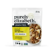 Purely Elizabeth Grain Free, Banana Nut Butter Keto Granola, 8 oz Bag