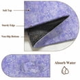 thumbnail image 6 of Kitchen Runner 2 x 6 Ft, Purple Flowers Non-Slip Residential Carpet, Spring Vintage Flowers Country Plants Indoor Crawling Mats Runner Rugs for Living Room/Dining Room/Bedroom, 6 of 8
