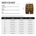 thumbnail image 3 of Honeii Golden Leopard Glitter Print Men's Pajama Sleepwear Shorts - a comfy pajama bottom and lounge short for Relaxed Home Wear-Large, 3 of 6