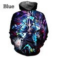 thumbnail image 3 of Sudadera con capucha con estampado 3D de Jujutsu Kaisen Gojo Satoru, pulóver neutro de talla grande para hombres y mujeres, top de moda urbana para niños, 3 of 5
