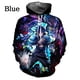 thumbnail image 3 of Sudadera con capucha con estampado 3D de Jujutsu Kaisen Gojo Satoru, pulóver neutro de talla grande para hombres y mujeres, top de moda urbana para niños, 3 of 5