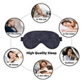 thumbnail image 7 of Goofa Copper-Gold Gloss Outline Navy Dark Blue Printed Sleep Eye Mask for Men Women, Zero Eye Pressure Sleeping Mask, Light Blocking Night Blindfold, Soft Eye Shade Cover, 7 of 7