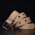 thumbnail image 5 of LONKITO Belts for Men, Adjustable Nylon Canvas Belts for Casual Work Travel, 1.4 x 47 Inch, 5 of 5