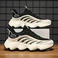 thumbnail image 4 of Men's Sneakers, Height-Boosting Shoes, Breathable Fabric Lining, All-Season Outdoor Footwear White, 4 of 7