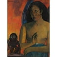thumbnail image 3 of Paul Gauguin 19x24 Black Modern Framed Museum Art Print Titled - Barbarian Poems (1896), 3 of 5