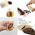 thumbnail image 4 of 600 Pcs Disposable Tea Filter Bags,Natural Material Drawstring Seal Tea Bag Empty for Loose Leaf Tea (5x7cm), 4 of 9