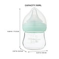 thumbnail image 5 of OUNONA Wide Neck Glass Baby Bottle Set for Feeding and Breastfeeding 2pcs, 5 of 8