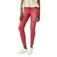 thumbnail image 2 of HUE Ripped Denim High Rise Skimmer Legging - U23418 (M, Deep Ultramarine), 2 of 2